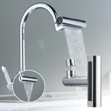 Hakay 360 Derece Döner Şelale Musluk Başlığı - 4 Fonksiyonlu