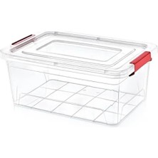 Hakay Şeffaf Plastik Saklama Kabı, 8.5 Lt