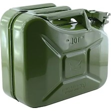 Hakay 10 Litre Metal Akaryakıt Bidonu, Aktarma Borusu ile