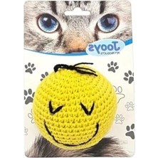 Hakay Amigurumi Kedi Oyuncağı - Sarı Emoji Tasarım