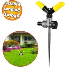 Hakay Kazıklı 2 Kollu Hareketli Su Fıskiyesi - Bahçe Sulama Aparatı