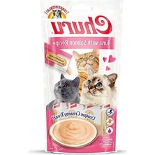 Hakay Ton Balıklı ve Somonlu Sıvı Kedi Ödül Maması - 14 Gr, 4 Adet