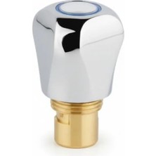 Hakay Paslanmaz Çelik Musluk Başlığı, Sarı Pirinç Bağlantı ile Aç Kapa Özelliği