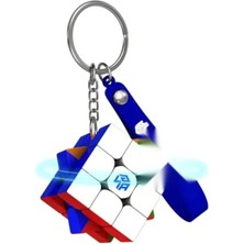 Hakay 3x3 Rubik Küp Anahtarlık - Eğlenceli ve Taşınabilir