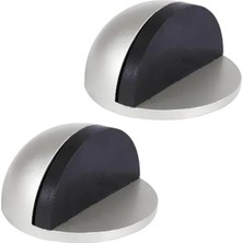 Hakay Kendinden Yapışkanlı Kapı Stoperi - 2 Adet Gri Tampon