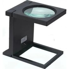 Hakay Katlanabilir Masa Üstü Büyüteç - 16 cm Lens, 3 LED Işık