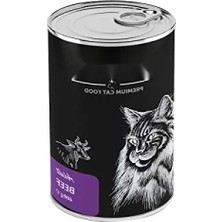 Hakay Parça Dana Etli Soslu Kedi Konservesi - 400 gr x 12 Adet
