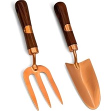 Hakay Paslanmaz 2'li Bahçe Hobi Seti - Kürek ve Dirgen