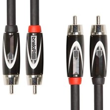 Hakay 5 Fit Uzunluğunda Çift Rca Ara Bağlantı Kablosu, Siyah