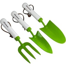 Hakay Dayanıklı 3'lü Plastik Bahçe Seti - Yeşil