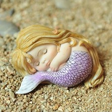 Hakay Minyatür Uyuyan Küçük Denizkızı, 8,25 cm