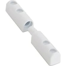 Hakay 10 Adet Plastik Pimli Sineklik Menteşesi, Beyaz Renk, 17X25 cm