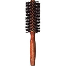 Hakay Lavanta Ahşap Saplı Fön Fırçası - Uzun Ömürlü, Kolay Temizlik