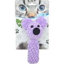 Hakay Kadife Tırtıklı Kedi Oyuncağı - Parmakla Takılan