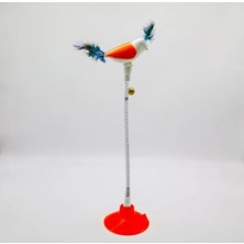 Hakay Pembe Vantuzlu Yaylı Kedi Oyuncağı