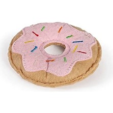 Hakay Peluş Kedi Oyuncağı, 7.5 cm Çörek, Pembe