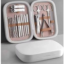 Hakay 18 Parça Profesyonel Manikür ve Pedikür Seti - Karbon Çelik