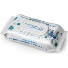 Hakay Antibakteriyel Islak Vücut Temizleme Mendili (50 Adet)