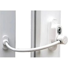 Hakay 3 Adet Çelik Halatlı Pvc Pencere Çocuk Emniyet Kilidi