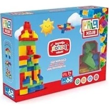 Hakay 56 Parça Parlak Renkli Yapı Blokları Seti
