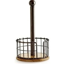 Hakay Alaşımlı Çelik Kağıt Havlu Tutucu - Siyah