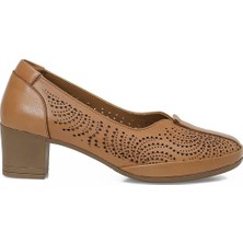 Polaris 5 Nokta 105757.Z Kahverengi Kadın Topuklu Ayakkabı