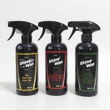 Shine Wax Hızlı Cila & Jant Temizleyici & Lastik Parlatıcı Jel 500 ml 3'lü Set