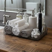 Hakay Duman Gri Banyo Düzenleyici Organizer Raf