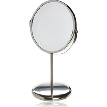 Hakay Çift Taraflı Büyütmeli Kozmetik Aynası, Paslanmaz Çelik Çerçeve