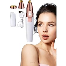 Hakay 2 Başlıklı Şarjlı Epilasyon Aleti, Tüm Cilt Tipleri Için