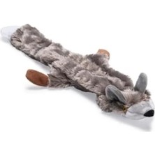 Hakay Peluş Tilki Köpek Oyuncağı, Gri, 30X13X2,5CM