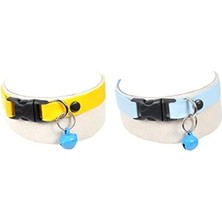 Hakay Ayarlanabilir Suni Deri Kedi-Köpek Tasması Seti