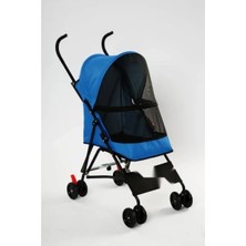 Hakay Mavi Evcil Hayvan Arabası 76.5 * 44 * 99CM Max 15KG