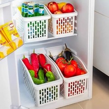 Hakay Jumbo 4'lü Çok Amaçlı Plastik Saklama Kutusu