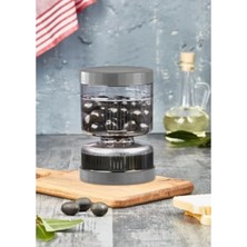 Hakay Bakır ve Füme Renkli Kum Saati Saklama Kabı - 1250 ml