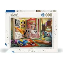 Hakay 1000 Parça Mickey Mouse 1960'LAR Puzzle