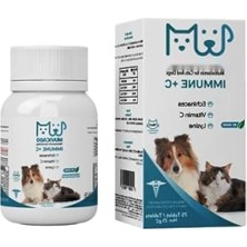 Hakay Bağışıklık Sistemini Destekleyen Kedi ve Köpekler Için C Vitamini Tabletleri