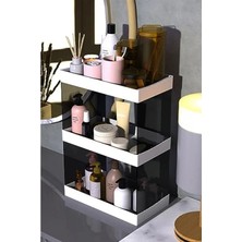 Hakay Büyük Boy Çok Amaçlı Makyaj Organizeri - Iki Katlı Tasarım