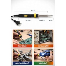 Hakay 60W Lehim Havya Seti, Lehim Teli ve Lehim Macunu Dahil