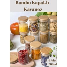 Cb Home Bambu Kapaklı Baharatlık  6 Parça