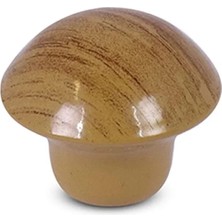 Hakay 10 Adet Kayın Mantar Düğme Kulp - Çekmece ve Dolap Kapakları Için