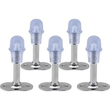 Hakay 8 cm Metal Kapı Stoperi - 5 Adet, Silikonlu Duruş