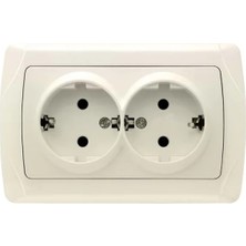 Hakay Ikili Topraklı Priz - Enerji Tasarruflu ve Güvenli