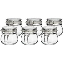 Hakay Hava Geçirmez Cam Kavanoz Seti - 6 Adet