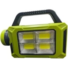 Hakay Güneş Enerjili El Feneri - Kamp Lambası ve Powerbank (Yeşil)