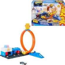 Hakay Polis Istasyonu Oyun Seti, 1:64 Ölçekli Araba ve Ayarlanabilir Pist