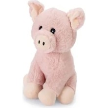 Hakay Peluş Domuz Şeklinde Köpek Oyuncağı, Pembe, 25X19X18CM