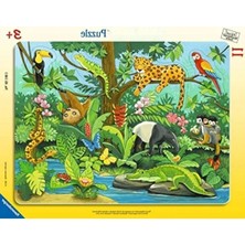Hakay 11 Parçalı Canlı Renklerde Hayvanlar Puzzle