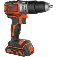 Hakay 18V 2AH Şarjlı Darbeli Matkap - Çift Batarya ve Hızlı Şarj Cihazı ile