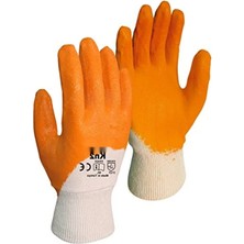 Hakay Turuncu Renk Koruyucu Eldiven No:10